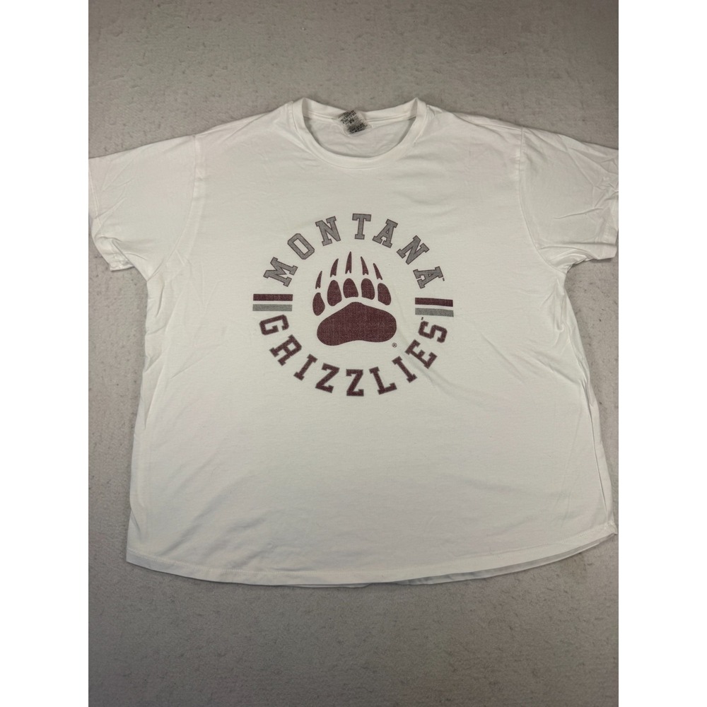 Gameday Couture T Shirt Womens M White Cotton Montana Grizzlies Football NCAA